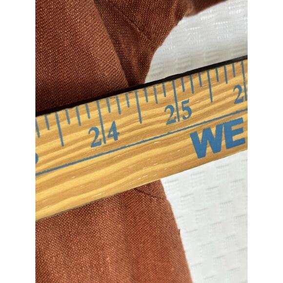 New J Jill Organic Linen Midi Lagonlook Minimalist Dress Plus 2x - Picture 11 of 12